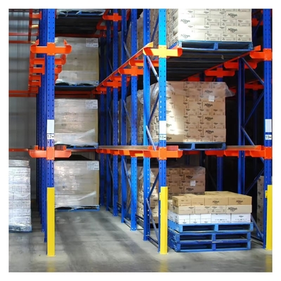 Powder Coating Industrial Drive In Pallet Racking 1100x1100mm 1200x800mm