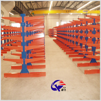 Customized Steel Cantilever Racking For Cable Roll Drum Storage In Warehouse