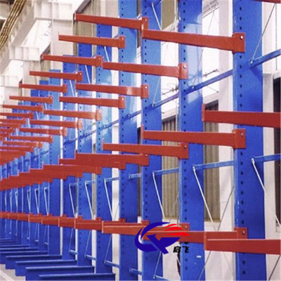 Supermarket Warehouse Heavy Duty Cantilever Storage Rack With Single Side Arm