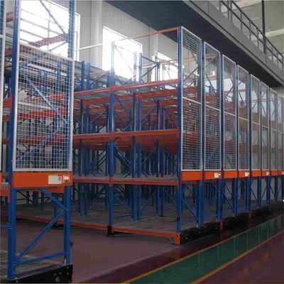 Common Heavy Duty Q235B Raw Material Electric Mobile Racking for Warehouse Storage