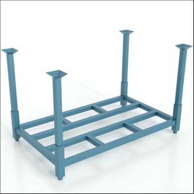 Adjustable Steel Stacking Racks For Space-Saving Warehouse Storage Solutions