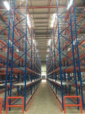Warehouse Vna Racking System , Very Narrow Aisle Racking 1200x800 1200x1000mm