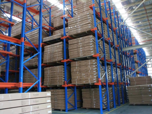Powder Coating Industrial Drive In Pallet Racking 1100x1100mm 1200x800mm