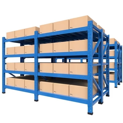 Closed Medium Duty Rack for Supermarket Shelf Mobile Warehouse Storage in Retail Shop