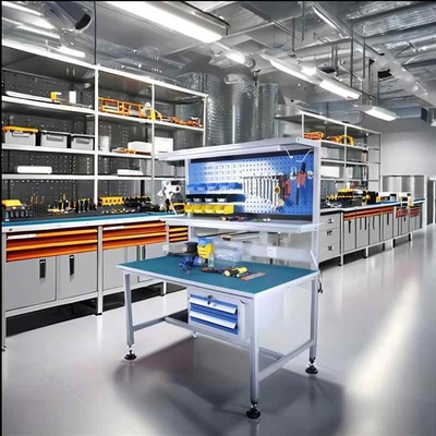 Q235 Raw Material Heavy Duty Garage Workbench for Workshop Home Repair Furniture