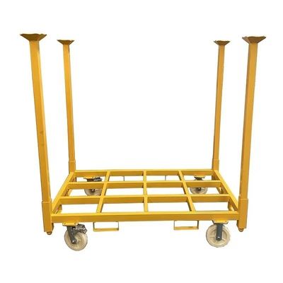 Fabric Roll Industry Warehouse Storage Powder Coating Stack Racks With Adjustable Mobilit