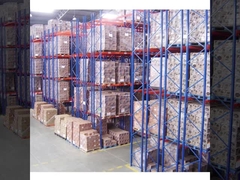 Sistema de rack de paletes de carga pesada duplo profundo Capacidade de peso