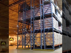 Rack de paletes de carga pesada para armazenamento de supermercado